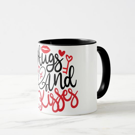 Hug & Kisses mug (Devant droit)