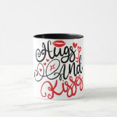 Hug & Kisses mug Mok (Midden)