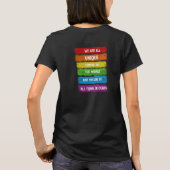HUG LGBT PRIDE Sunshine T-shirt (Achterkant)