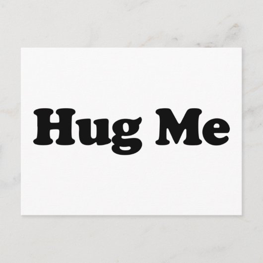 Hug me briefkaart (Voorkant)