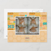 Hug me briefkaart (Voorkant / Achterkant)