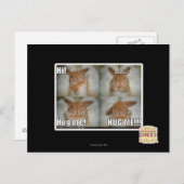 Hug me briefkaart (Voorkant / Achterkant)