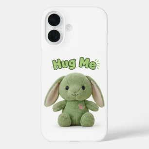 Hug Me Bunny iPhone 16 Hoesje