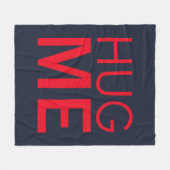 Hug me fleece deken (Voorkant (Horizontaal))