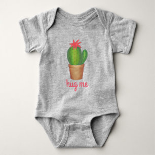 HUG ME Green Prickly Cacti Funny Plant Romper