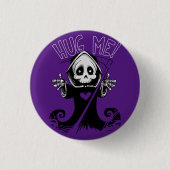 Hug Me Grim Reaper Button (Voorkant)