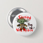 Hug me...? Knoop Ronde Button 5,7 Cm (Voorkant /achterkant)