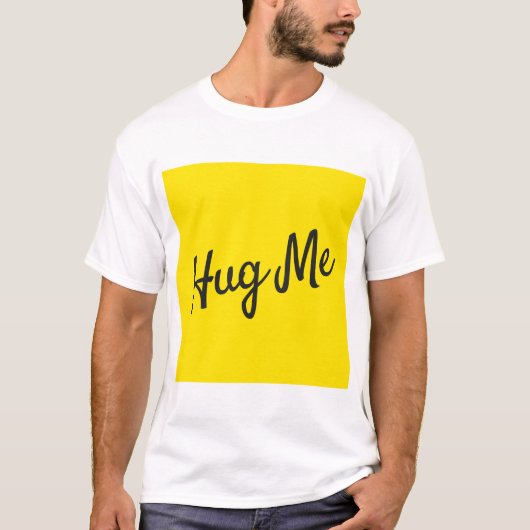 Hug me Mannen T-shirt (Voorkant)