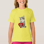 Hug me - Meisjes' Basic T-Shirt (Voorkant)