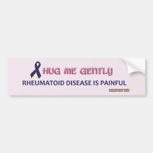 Hug Me Teder omdat RA pijn doet Bumpersticker