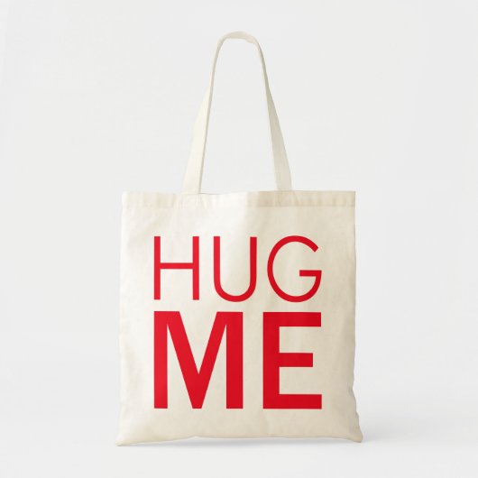 Hug me tote bag (Voorkant)