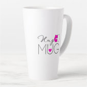 Hug Mug | Rose chaud | Donner un câlin | Obtenir u (Angle droit)