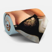 Hug om zijn nek stropdas (Opgerold)