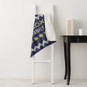 HUG SAMEACH Sherpa Hanukkah Blanket/Middelgroot Sherpa Deken (In situ)