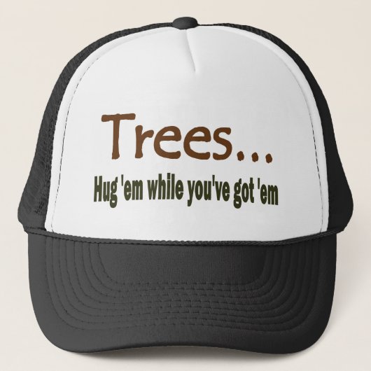 Hug Trees Trucker Pet (Voorkant)
