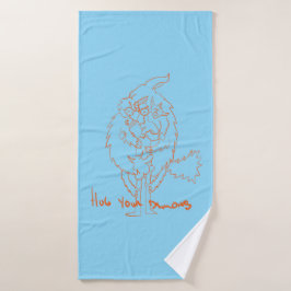 Hug Your Demons Badhanddoek
