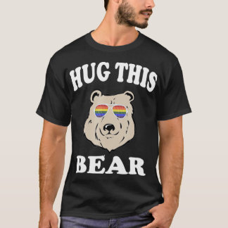 Hug zijn Beer Gay LGB Funny Gift T-shirt