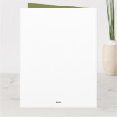 Huge cherry blossom voegt sentiment toe bedankkaart (Achterkant)