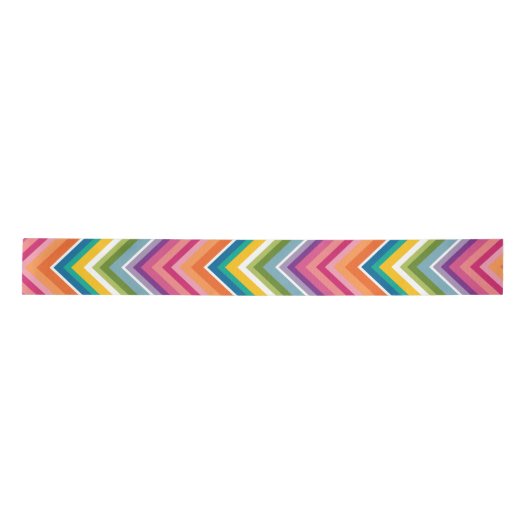 Huge Colorful Chevron Pattern Lint (Voorkant)