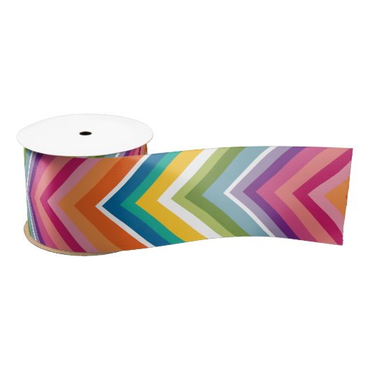 Huge Colorful Chevron Pattern Lint (Spoel)
