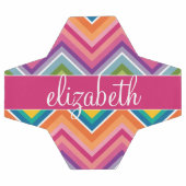 Huge Colorful Chevron Pattern Voetbal (Enkel)