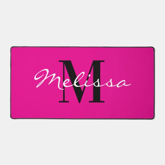 Huge computer mouse pad with custom monogram (Recto)