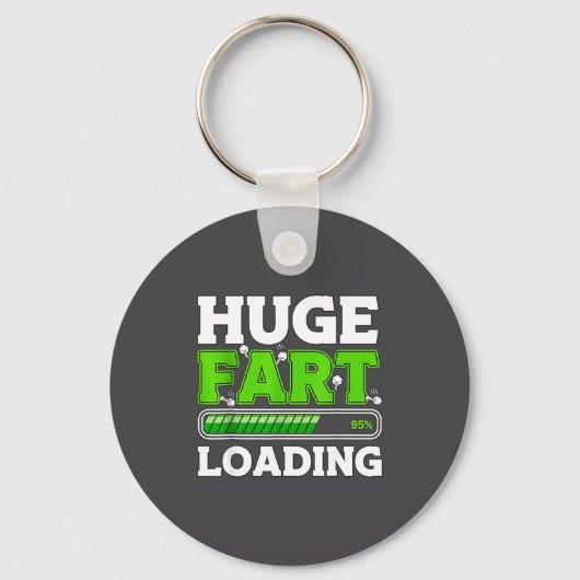 Huge Fart 95% Loading  Sleutelhanger (Voorkant)