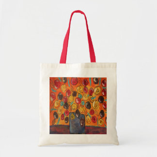 Huge Flowers Canvas tas