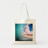 Huge Ocean Wave Laundry Tote Bag (Voorkant)