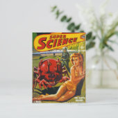 Huge Red Dog Insect Briefkaart (Staand voorkant)