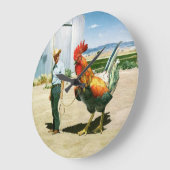 Huge Rooster Clock Grote Klok (Hoek)