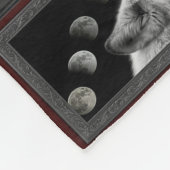 Huge Wolf 3D Blanket Fleece Deken (Hoek)