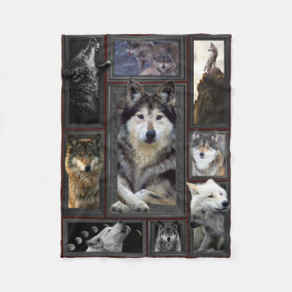 Huge Wolf 3D Blanket Fleece Deken