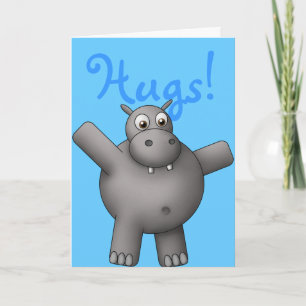 Huggable Hippo-kaart Kaart