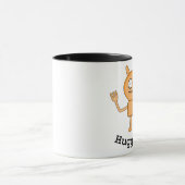 Huggable - zwarte 11 oz Ringer-Mok Mok (Midden)