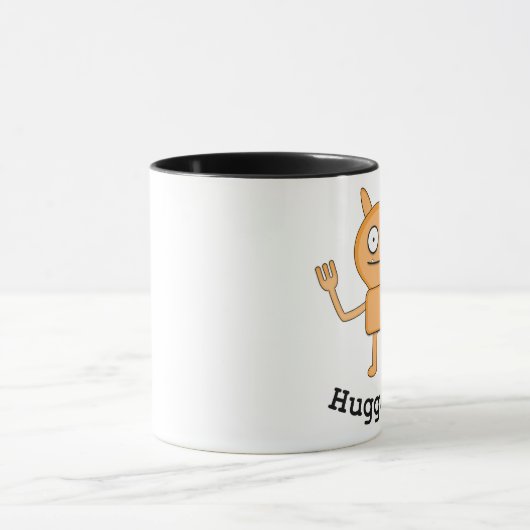 Huggable - zwarte 11 oz Ringer-Mok Mok (Midden)