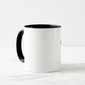 Huggable - zwarte 11 oz Ringer-Mok Mok (Voorkant links)