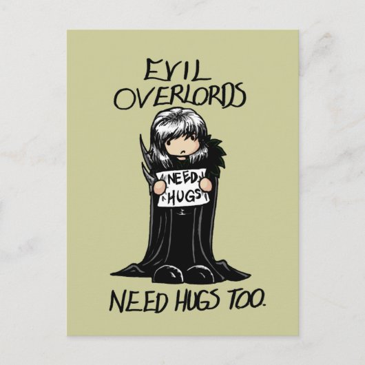 Huggen nodig briefkaart (Voorkant)