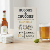 Huggies and Chuggies Invitation
