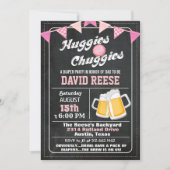 Huggies en Chuggies Dad Luier Party Uitnodiging (Voorkant)