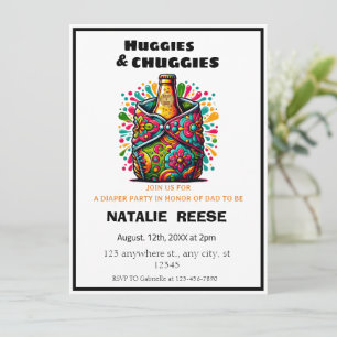 Huggies en Chuggies papa luiers feestje Kaart