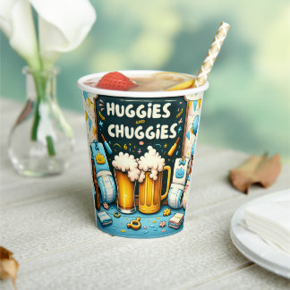 Huggies en chuggies papieren bekers