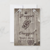 huggies et chuggies invitation (Devant)