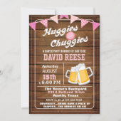 Huggies et poux Papa Diaper Party Invitation (Devant)