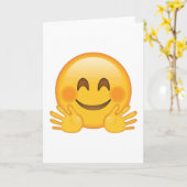 Hugging Face - Emoji Kaart (Gele Bloem)