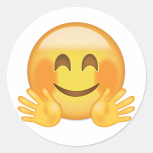 Hugging Face Emoji Ronde Sticker