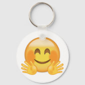 Hugging Face Emoji Sleutelhanger (Voorkant)