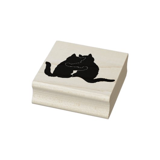 Hugging Kittens Rubberstempel (Stempel)