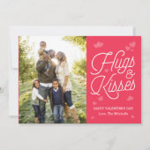 Hugging Script Valentijnsdag-fotokaarten Feestdagenkaart (Voorkant)
