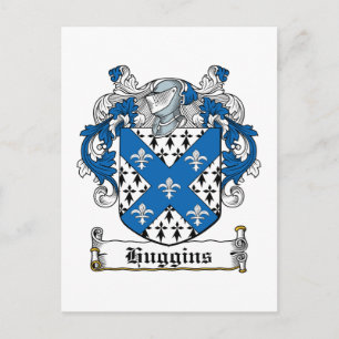 Huggins Family Crest Briefkaart